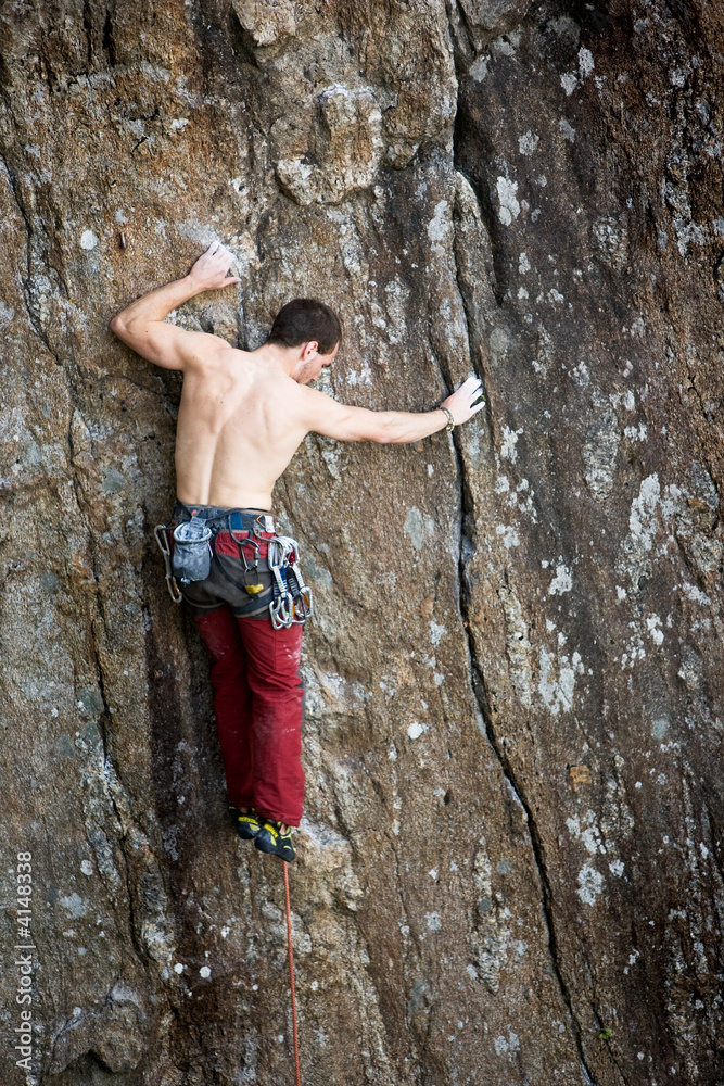 Male Rock Climber Male Rock Climber