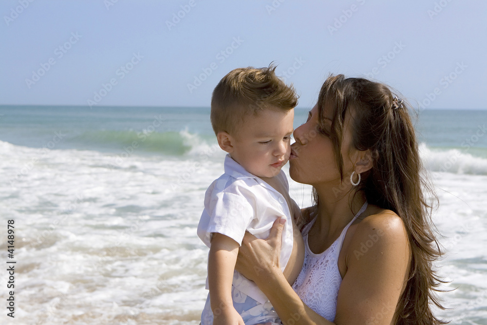 Mom and son Mom and son