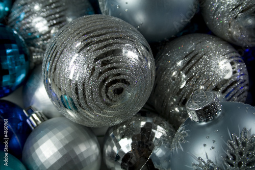 Blue Christmas Ornaments