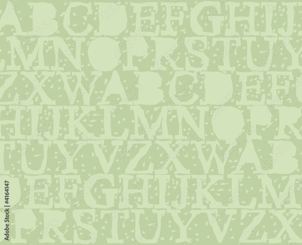 Alphabet background