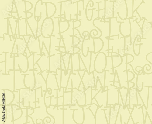 Alphabet background
