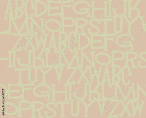 Alphabet background