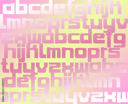 Alphabet background