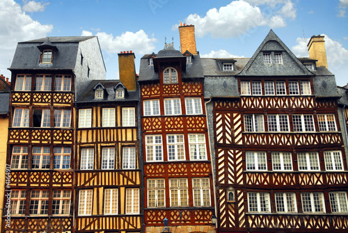 Medieval houses photo