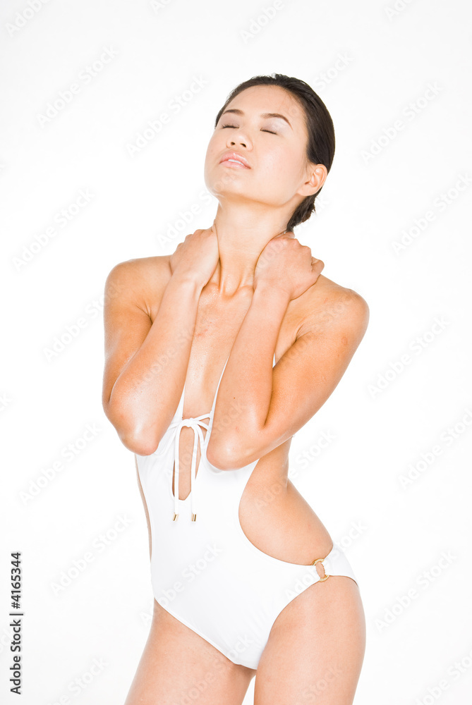 Fototapeta premium Relaxed in a bikini