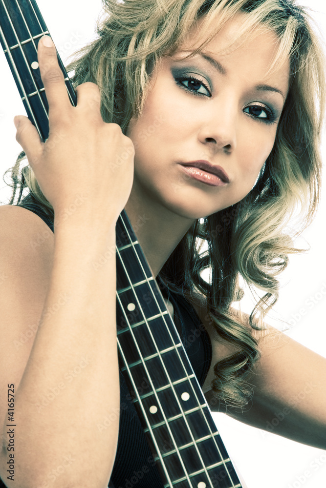 Fototapeta premium Latina guitarist