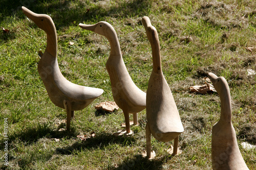 Картината върху платно Ducks on Parade