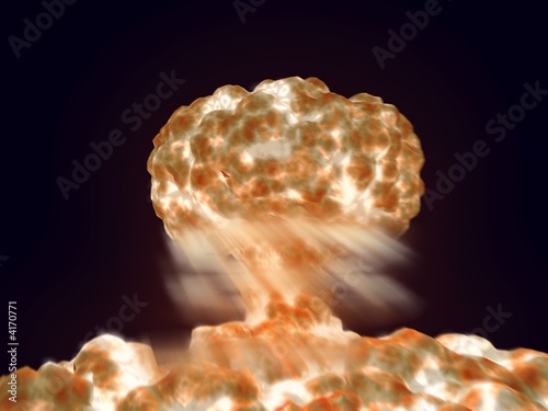 Atomic explosion photo