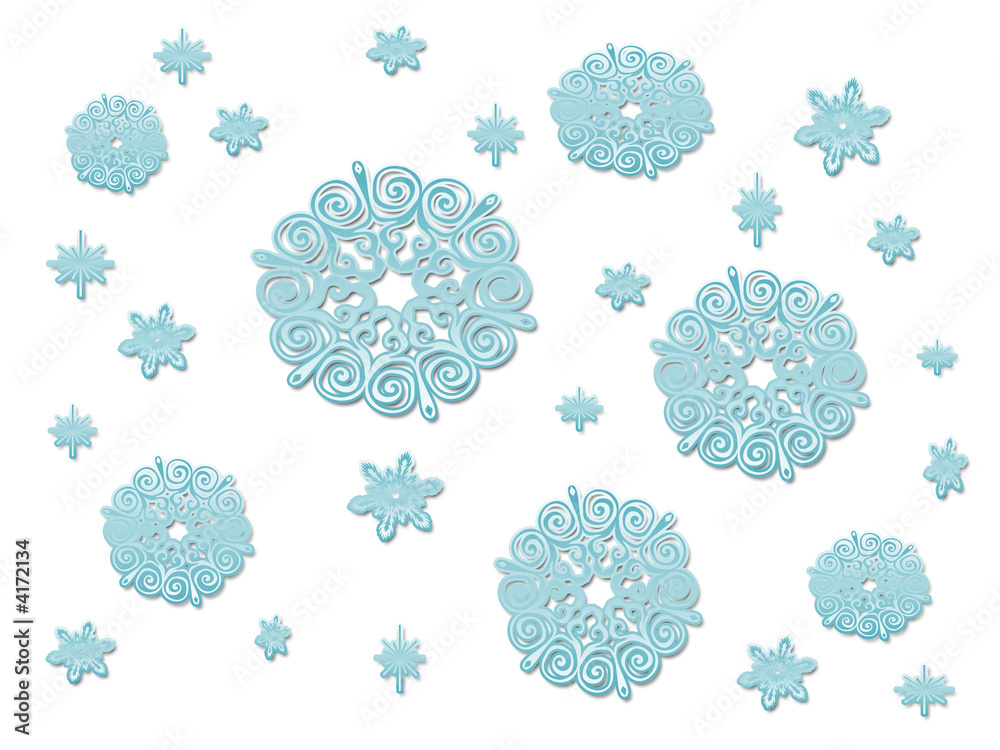 Snowflakes Background Snowflakes Background