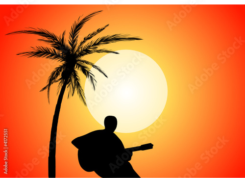 Guitariste du soleil