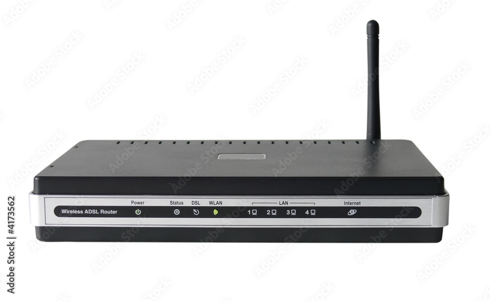Wireless ADSL Modem Router Isolated Wireless ADSL Modem Router Isolated