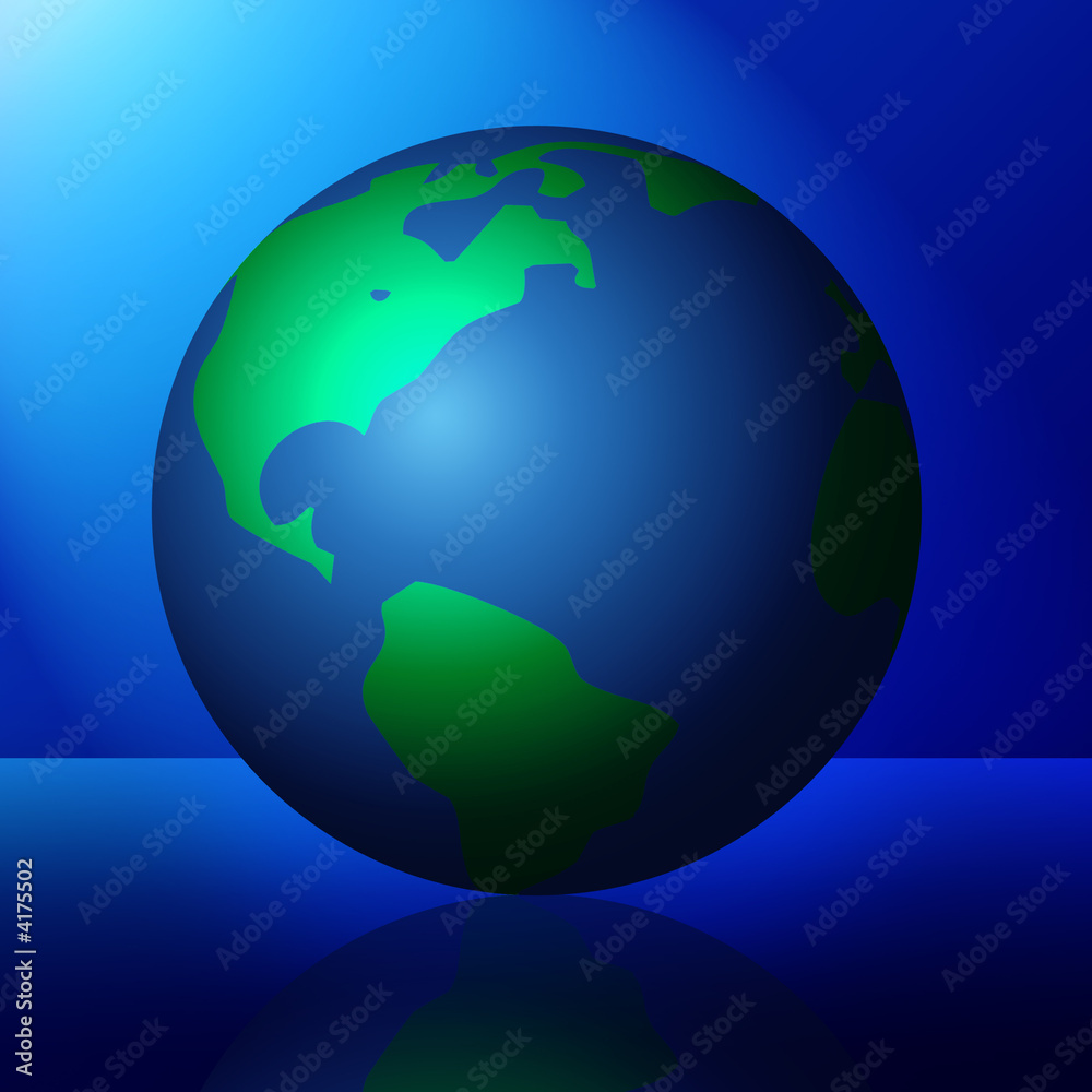 Fototapeta premium World in the Spotlight