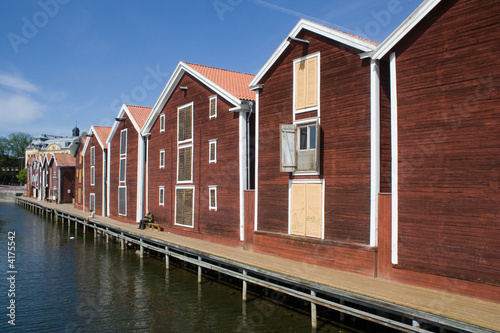 Lagerhäuser in Hudiksvall