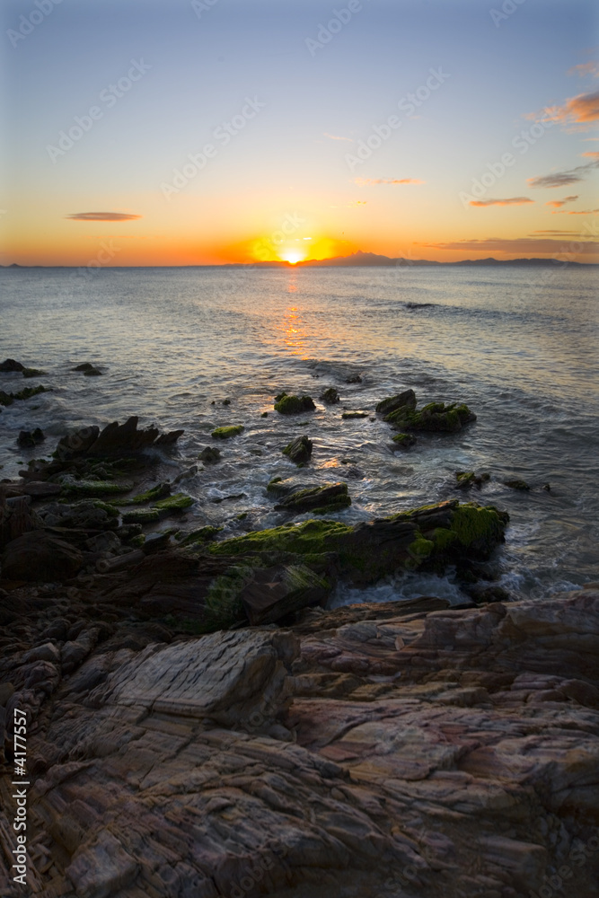 Obraz premium Sunset on island Margarita, Venezuela