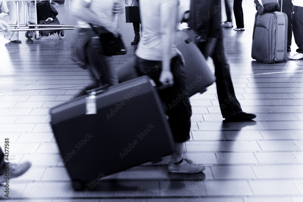 Fototapeta premium people traveling at the airport