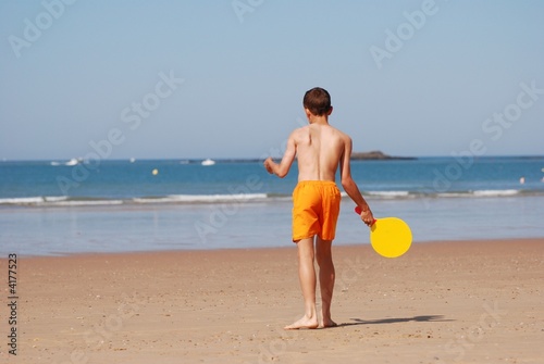 play on beach