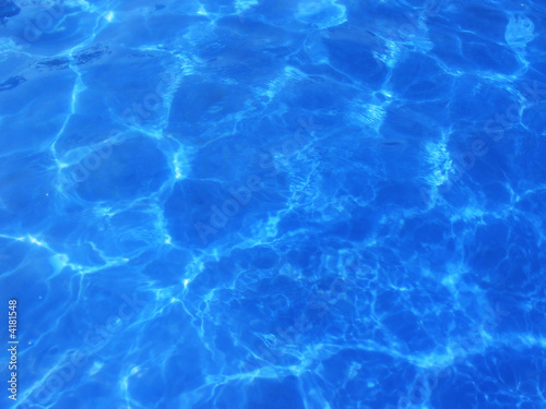 Bright blue water background