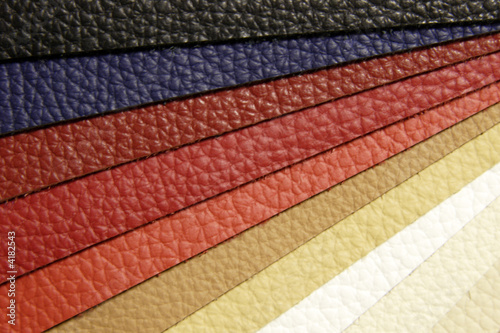 palette échantillons cuir