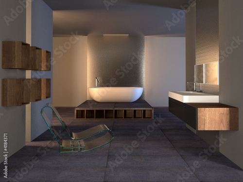 Modern European bathroom