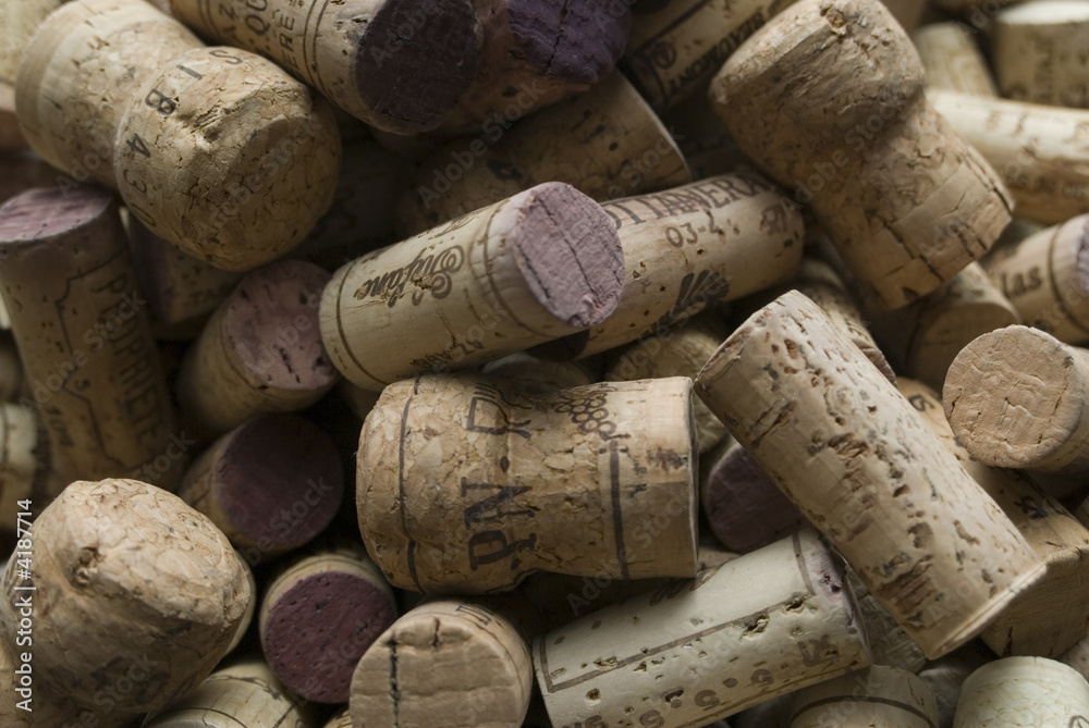 Wine-cork background