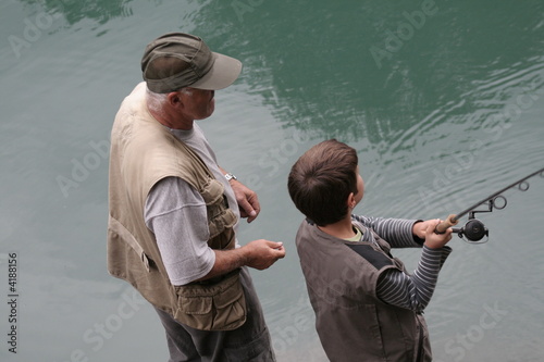 apprentissage de la pêche