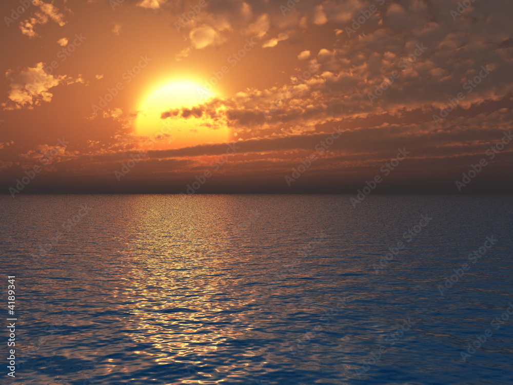 Obraz premium Sea sunset