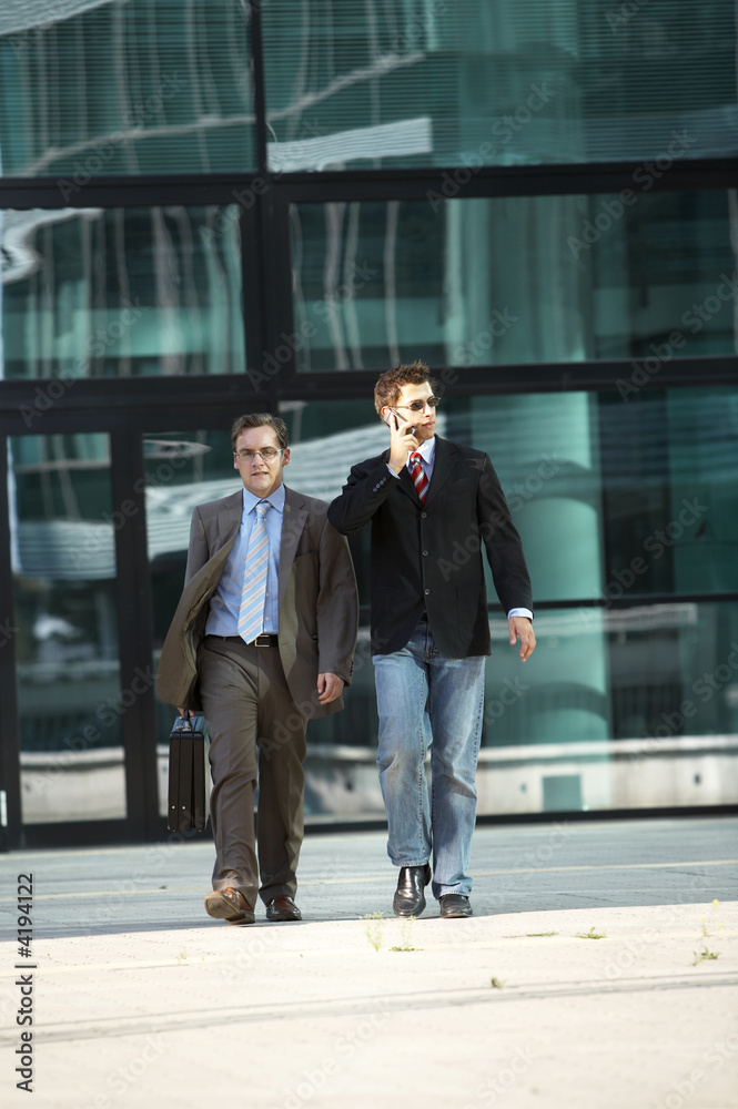 walking business men walking business men