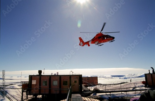 Helicoptere US en Antarctique
