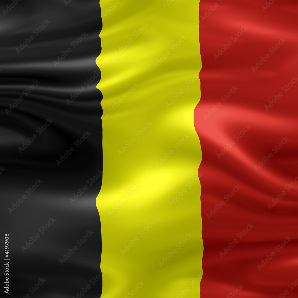 Obraz premium Flag - Belgio