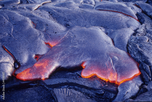 Lava flow, Hawaii Volcanoes National Park, Hawaii