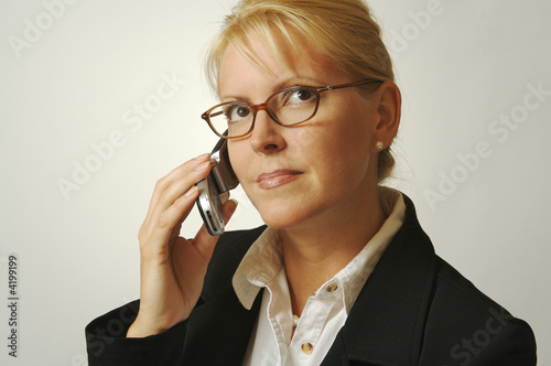 Attractive Businesswoman Us...