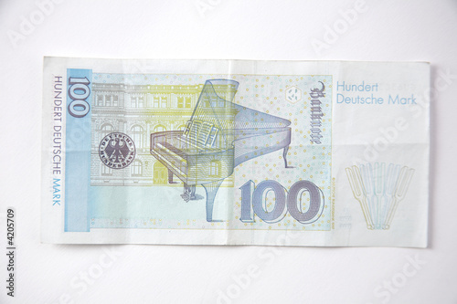 100 D-Mark, Rückseite