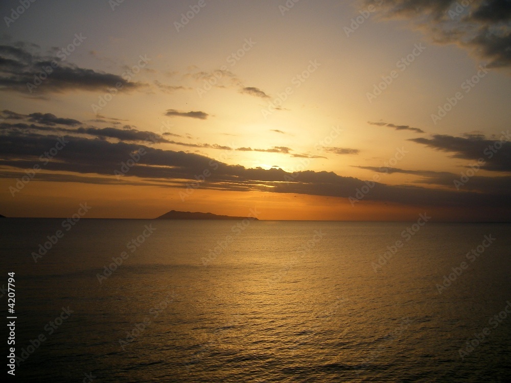 Fototapeta premium The Greek Isles- Palocusa Sunset
