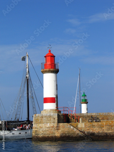 Obraz na płótnie Phares du port w salonie