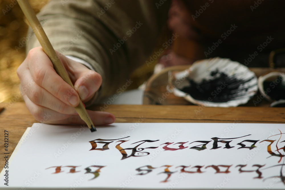Obraz premium caligraphie