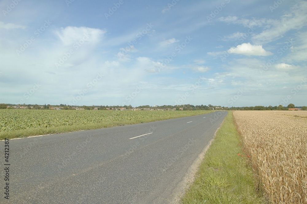 route rurale en Essonne