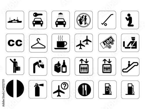 Traffic Signs & Icons collection #3. Isolated