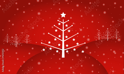 Christmas tree background
