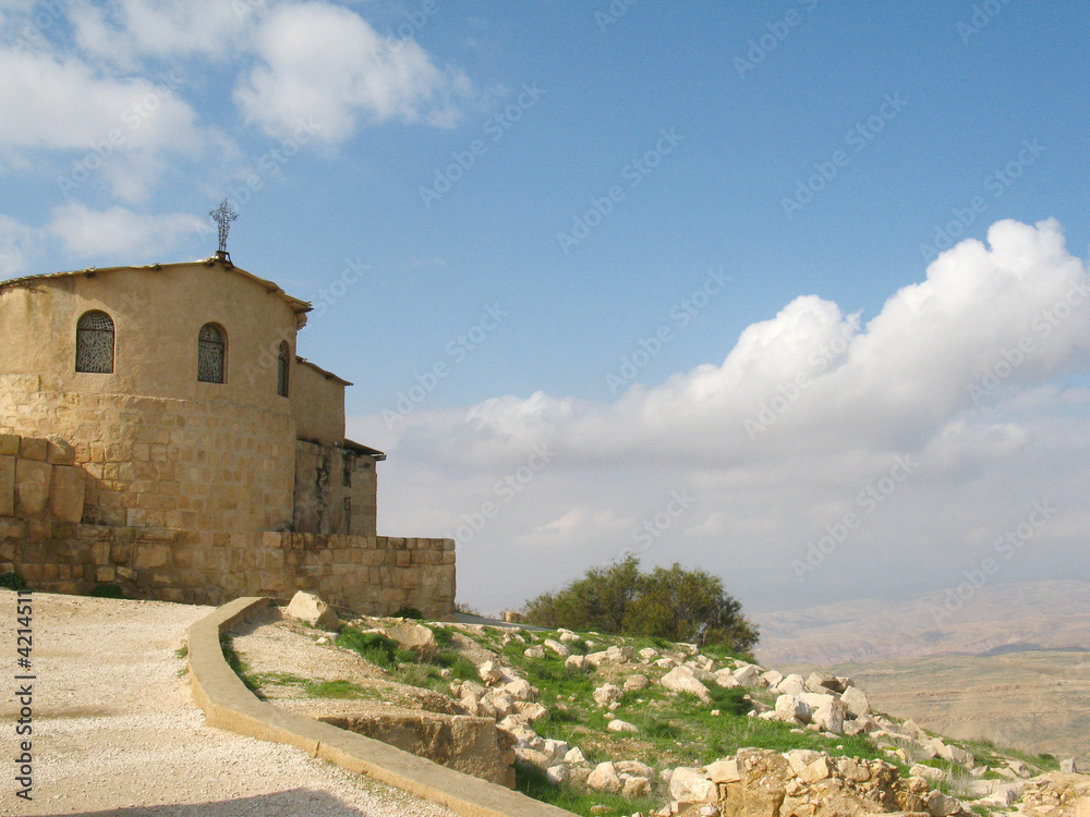 Church on mountain Nebo, Jordan