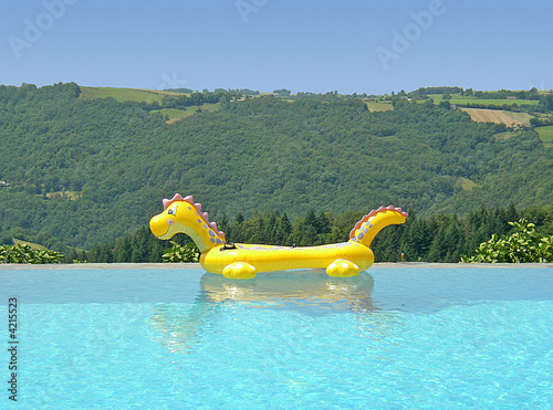 Yellow inflatable