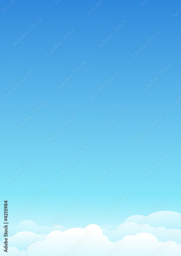 Ciel bleu et ses nuages