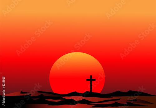 holy orange horizon (vector)