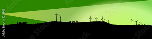 Ombres d'éoliennes
