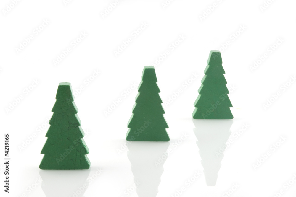 Fototapeta premium christmas-trees