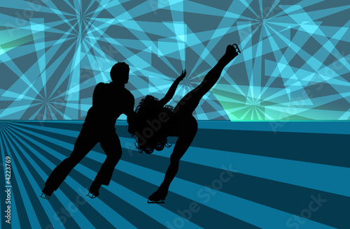 skaters on ice