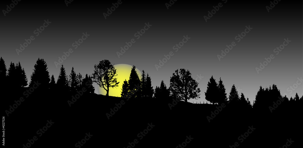 Lever de lune