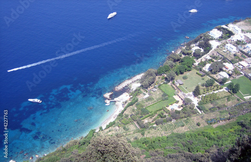 Birds Eye View of Capri Coast and Estate