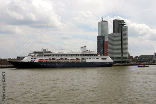 Cruiseship in Rotterdam