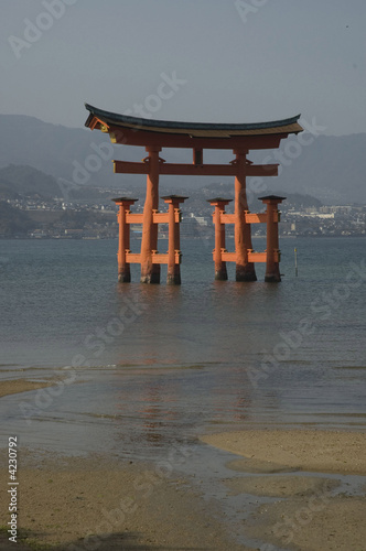 Torii gateway, Miyajima Shrine, Miyajima Island, Japan
