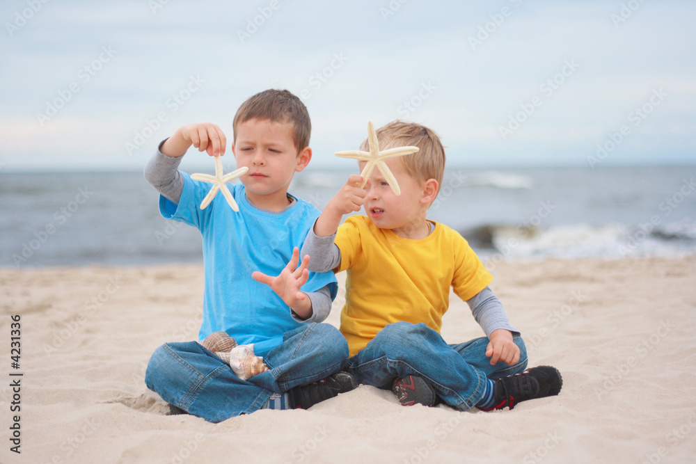 on the beach on the beach